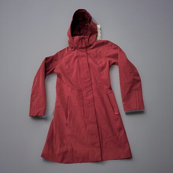 Patagonia Jacket Womens X Small Maroon 3-in-1 Parka Duck Down H2NO Coat Lady* - Picture 1 of 10